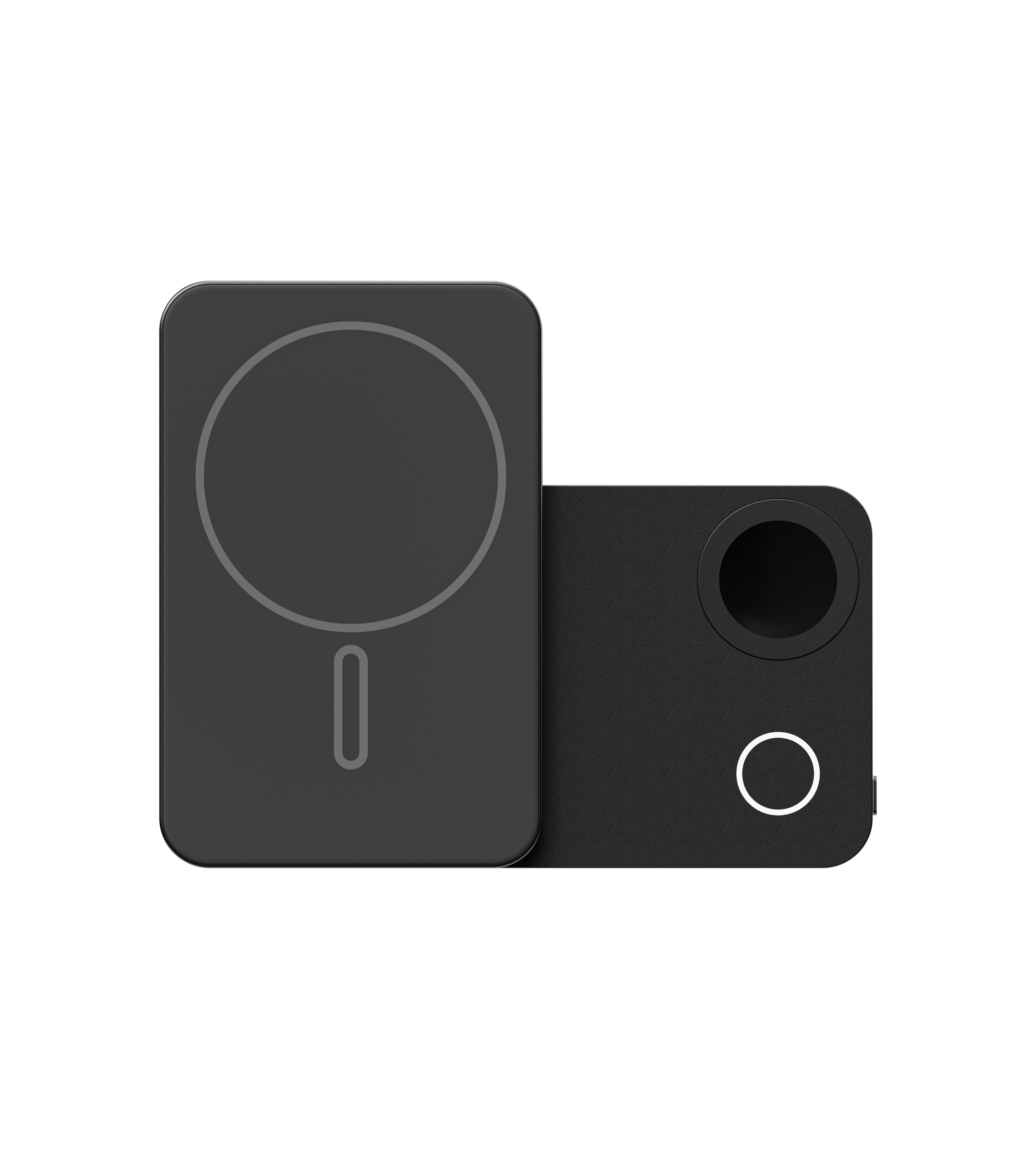 K2 Qi2-Certified 15W Fast Charging 3-in-1 MagSafe Power Bank · Black