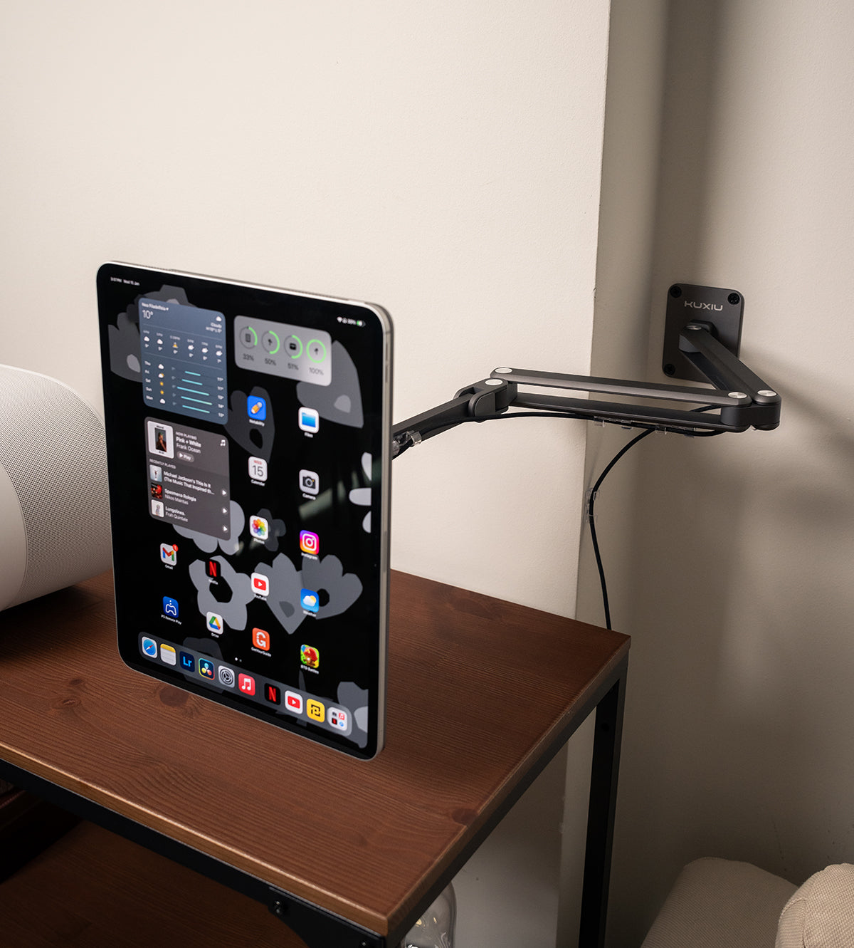 X36W Pro MAX Magnetic iPad Wall Mount Charging Stand