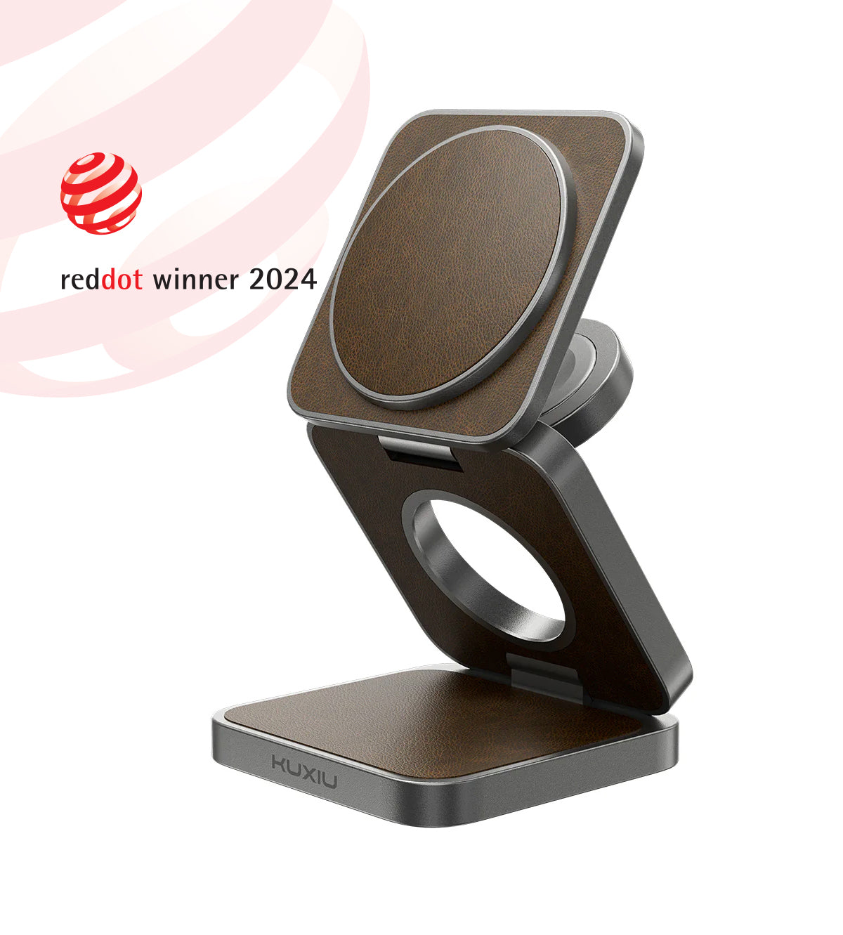 X40 Pro 3-in-1 MagSafe Foldable Charging Stand · Leather
