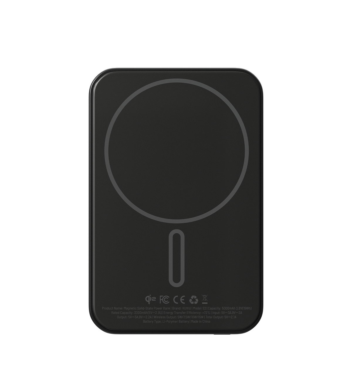 S2 Qi2-Certified MagSafe Solid-State Power Bank