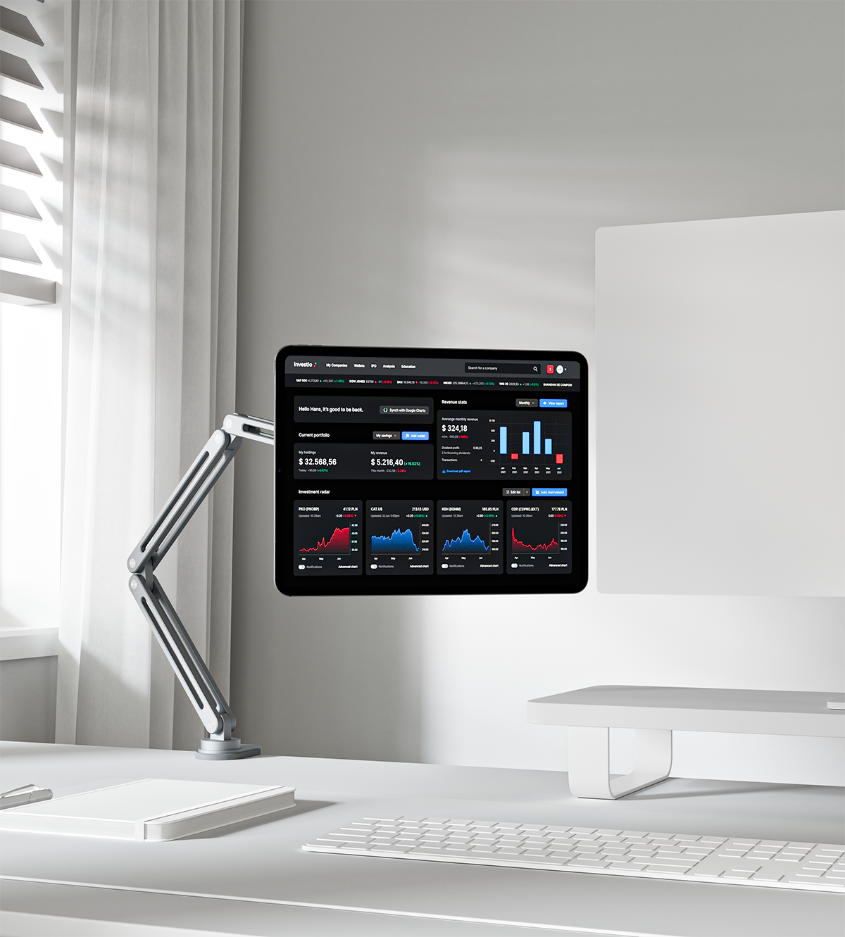 X38 Pro MAX iPad Magnetic Charging Stand