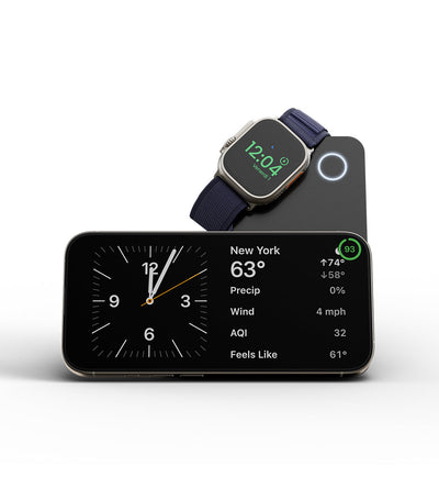 KUXIU K1 15W Fast Charging 3-in-1 MagSafe Power Bank - Black