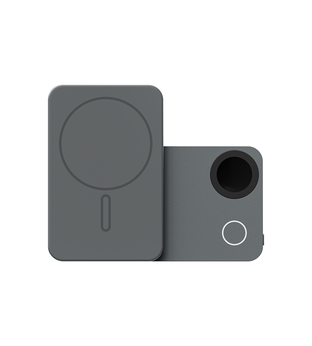 KUXIU K1 15W Fast Charging 3-in-1 MagSafe Power Bank - Gray