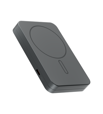 K2 Qi2-Certified 15W Fast Charging 3-in-1 MagSafe Power Bank · Gray