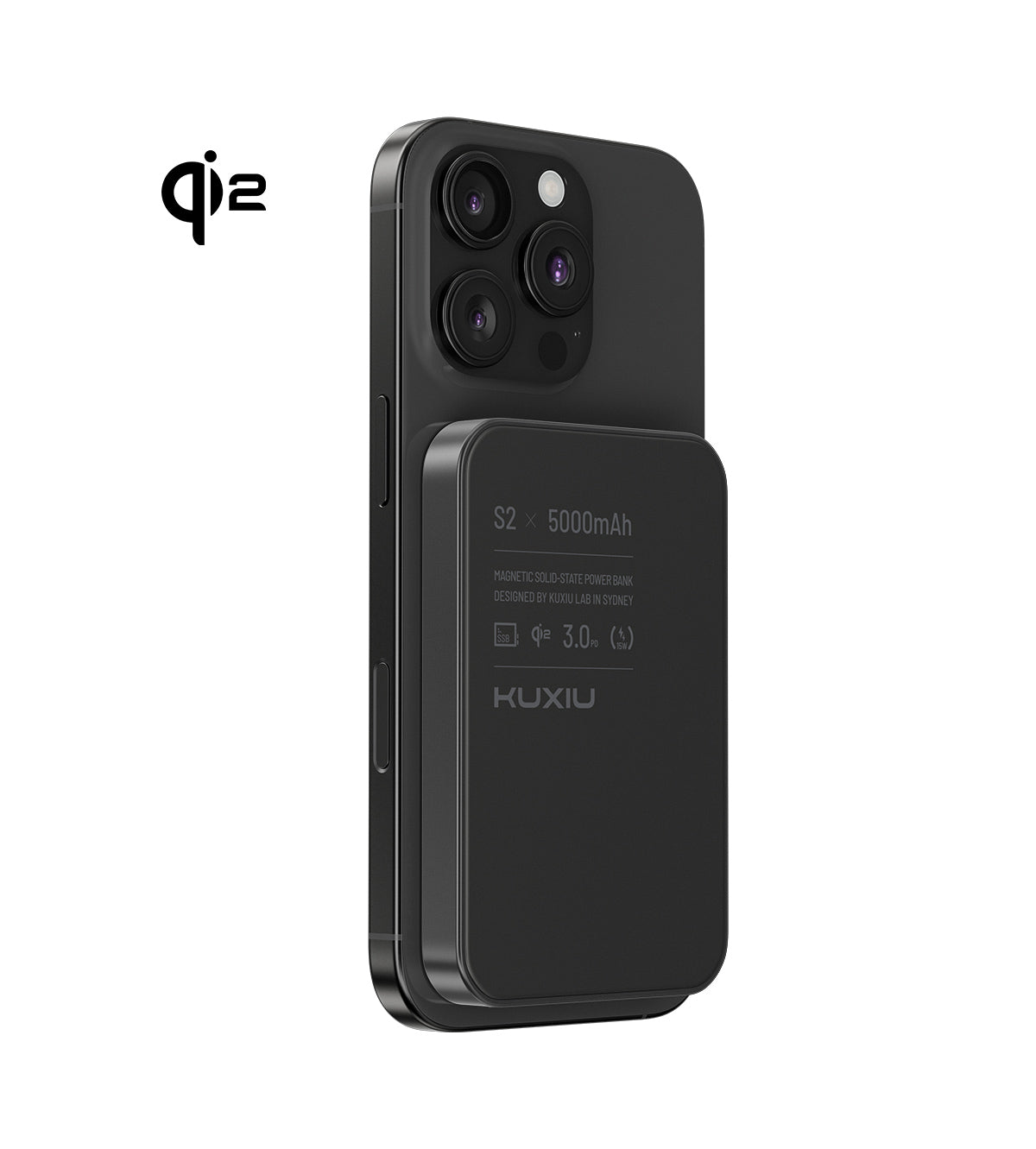 S2 Qi2-Certified MagSafe Solid-State Power Bank