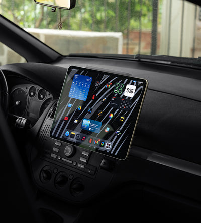 X97 Pro MAX Magnetic iPad Mount with Charging for Car Headrest and Air Vent