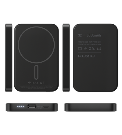 S2 Qi2-Certified MagSafe Solid-State Power Bank