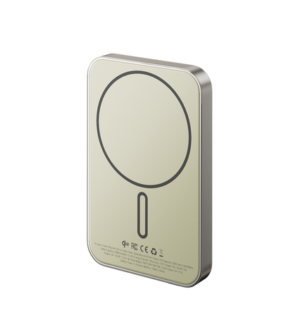 S2 Qi2-Certified MagSafe Solid-State Power Bank · Natural titanium