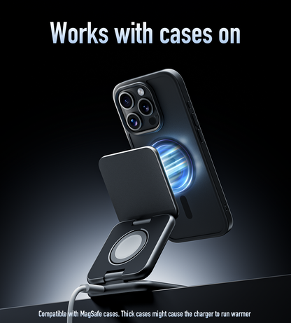 X40 3-in-1 MagSafe Foldable Charging Stand · Gray