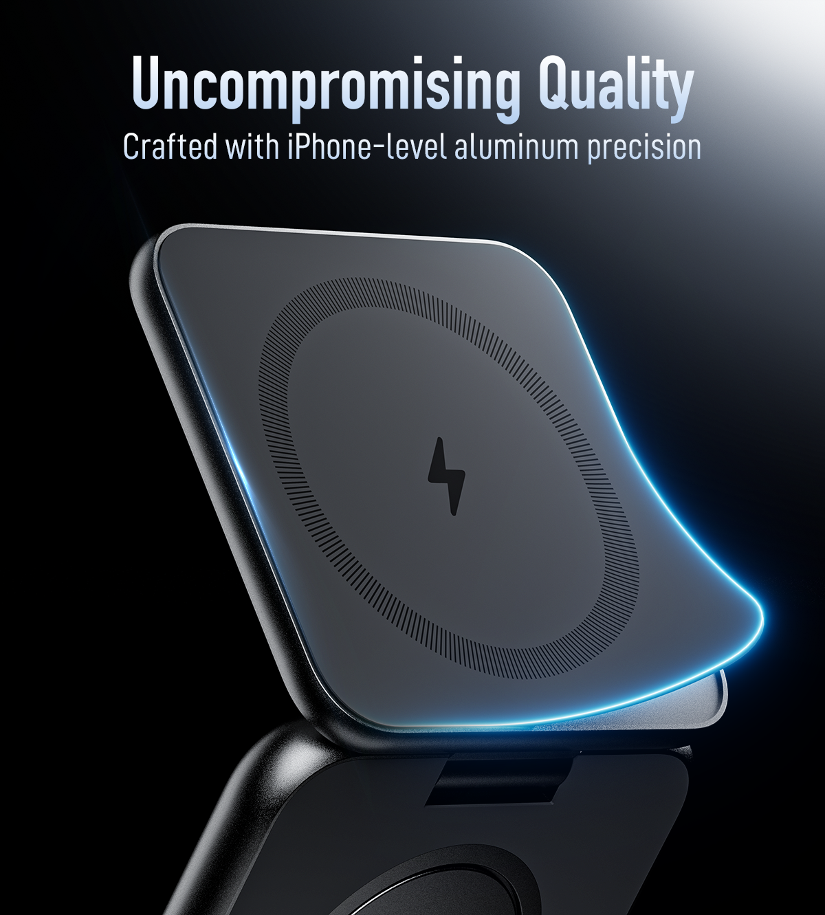 X40 3-in-1 MagSafe Foldable Charging Stand · Gray