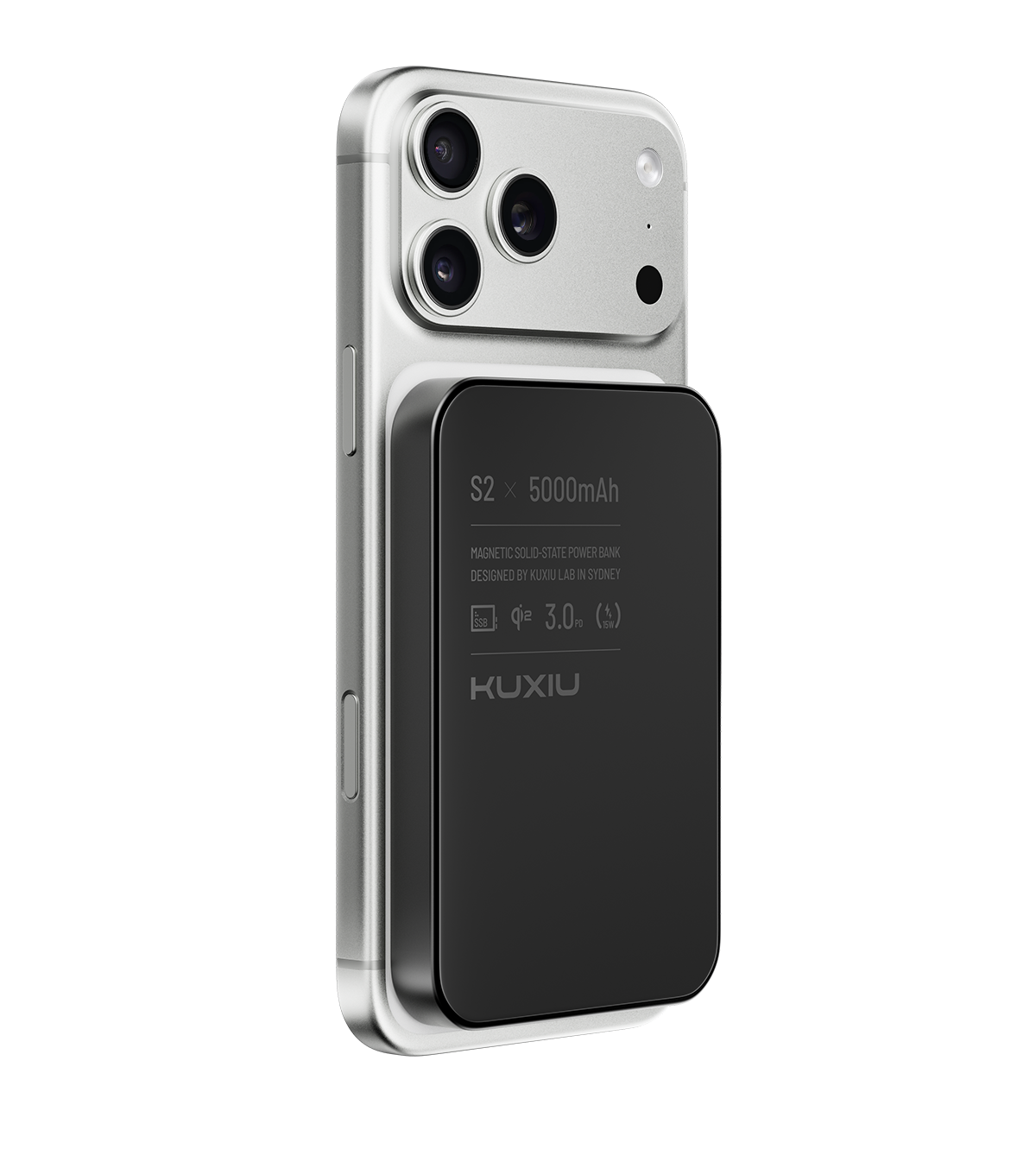 S2 Qi2-Certified MagSafe Solid-State Power Bank