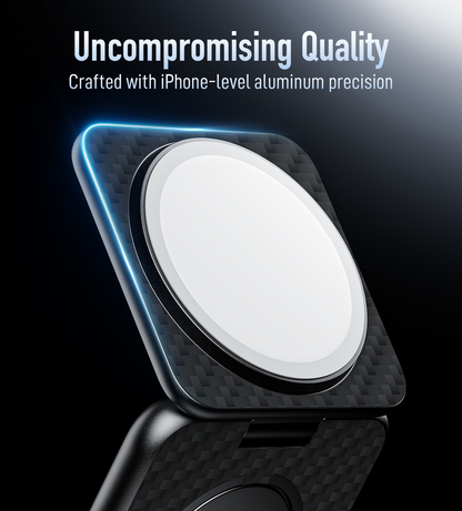 X40 3-in-1 MagSafe Foldable Charging Stand · Carbon Fiber