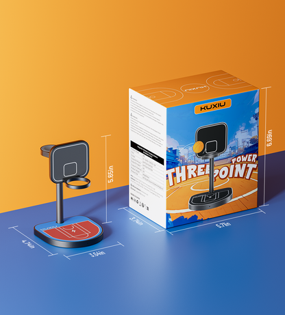 3-Point Power Creative 3-in-1 MagSafe Charging Stand · Red&Blue