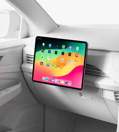X97 Pro MAX Magnetic iPad Mount with Charging for Car Headrest and Air Vent